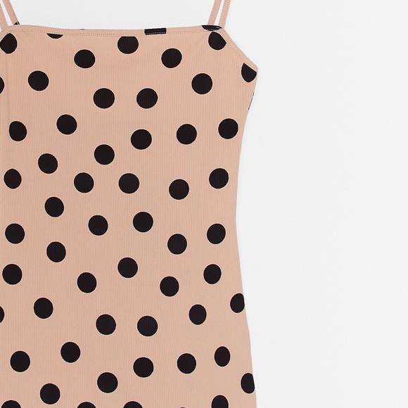 Polka Dot Slight Cowl Neck Tea Party Piece - Picture 5 of 5